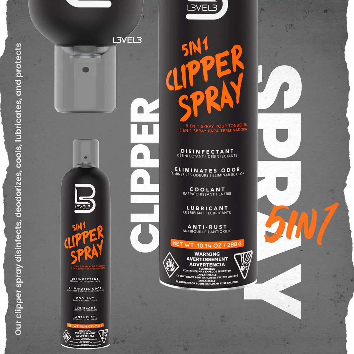 Spray Clipper 5 in 1 Para Rasuradoras