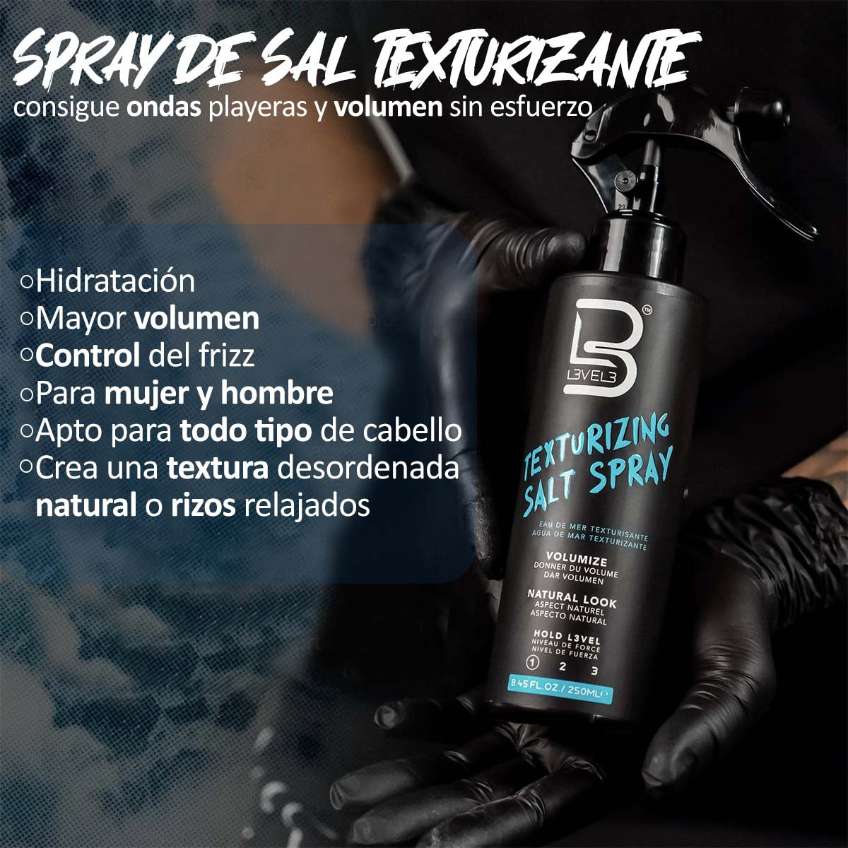 Spray Texturizante Sea Salt 250ml Para El Cabello