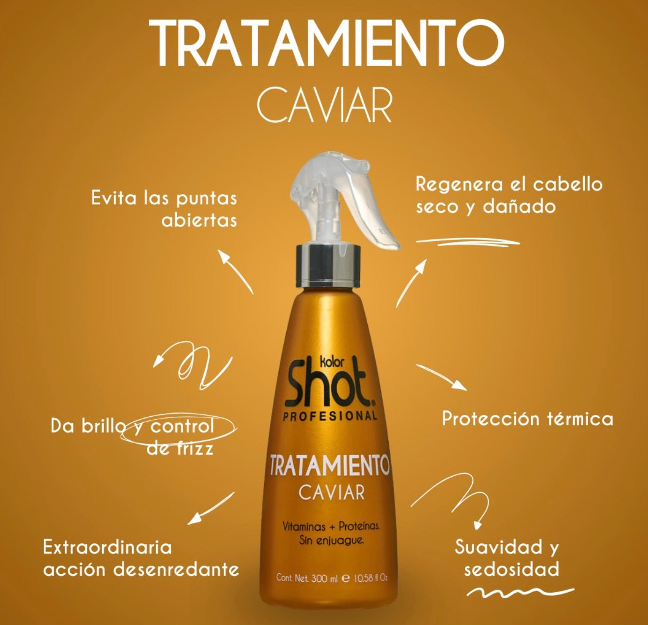 Tratamiento Caviar Para Cabellos Dañados Por Procesos Químicos 300ml.