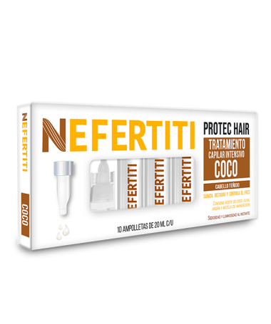 Ampolletas Protect Hair Coco Para Cabellos Teñidos 20ml x 10