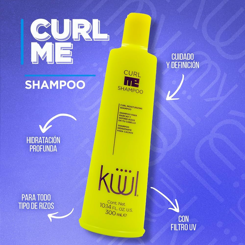 Curl Me Shampoo 300ml Activador De Rizos Con Aminogen Complex