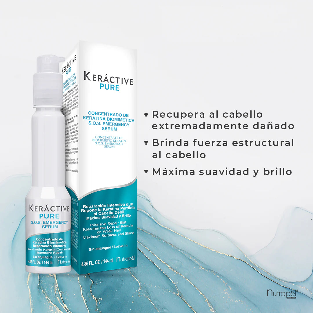 Keráctive Pure S.O.S Emergency Serum Concentrado De Keratina Biomimética
