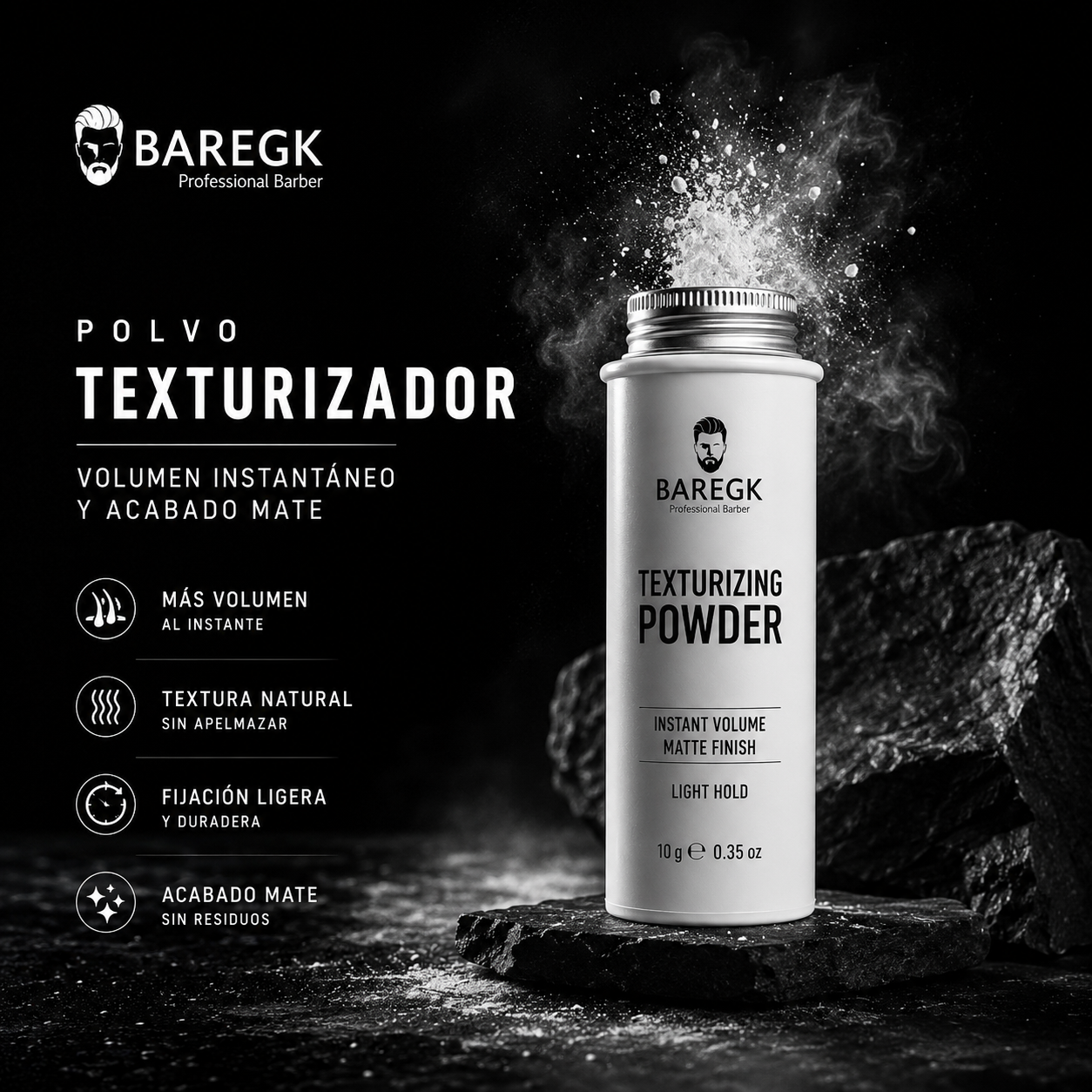 Styling Hair Powder 844. Power Polvo Texturizador Matte 30g