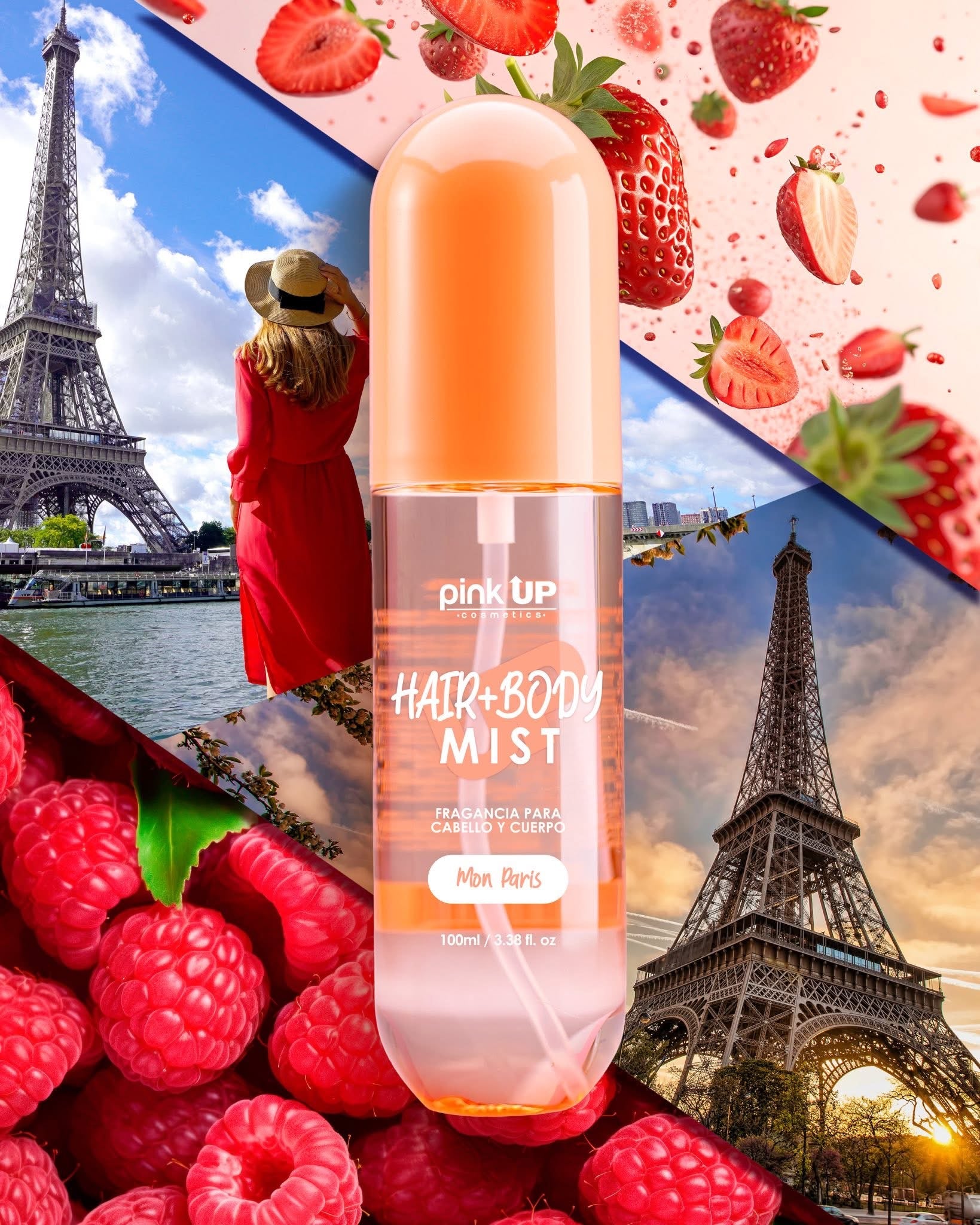 Hair+Body Mist Mon Paris Fragancia Corporal Para Cabello Y Cuerpo 100ml