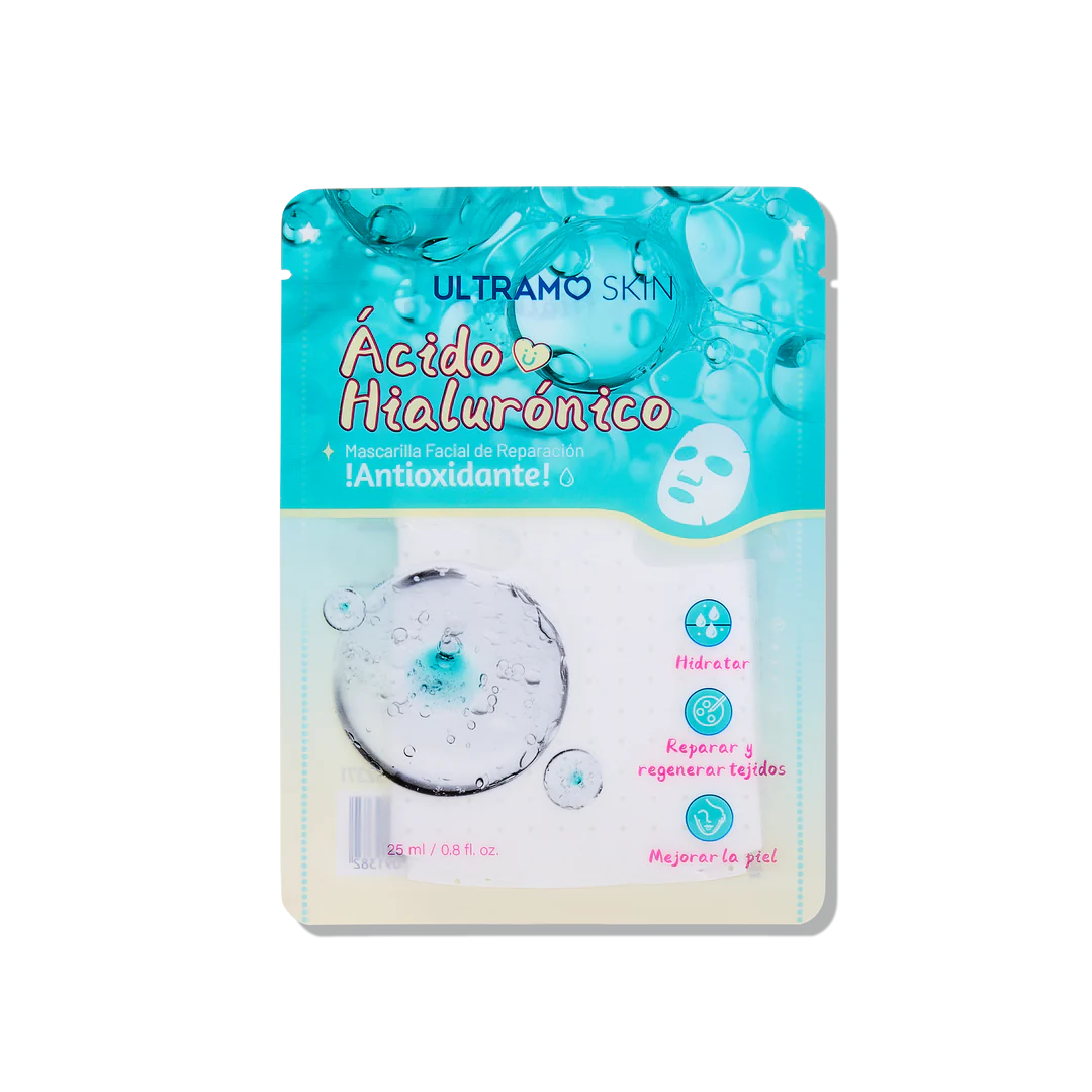 Pack 5 mascarillas faciales Ácido Hialurónico