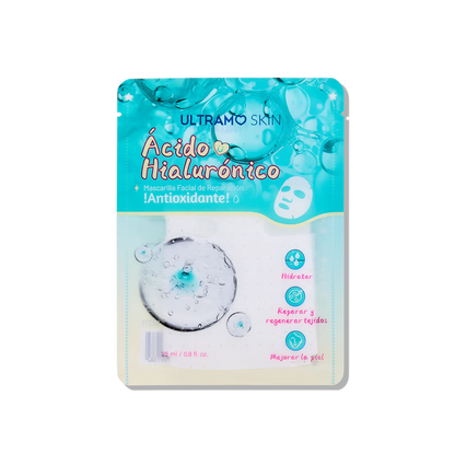 Pack 5 mascarillas faciales Ácido Hialurónico