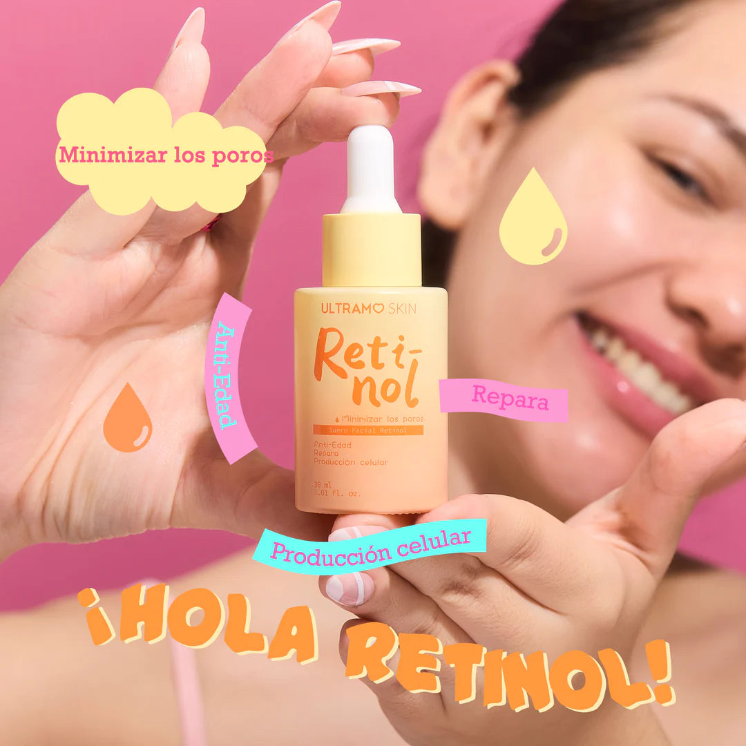 Sérum concentrado antiedad con retinol