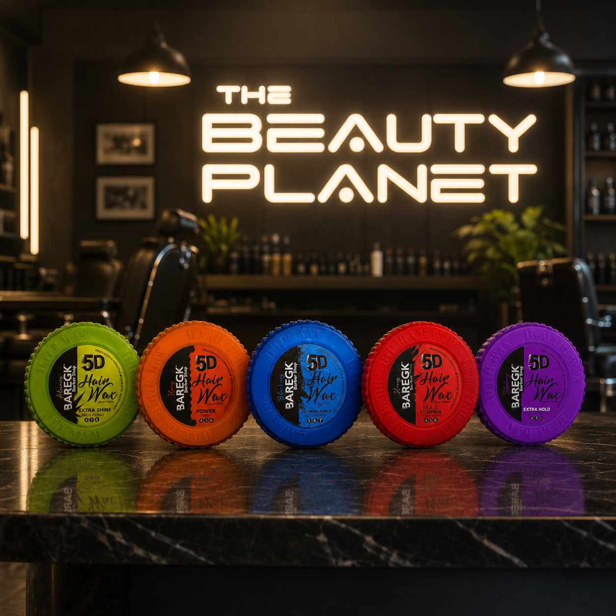 Hair Wax 5D Extra Hold Shine Cera Profesional Premium 150g
