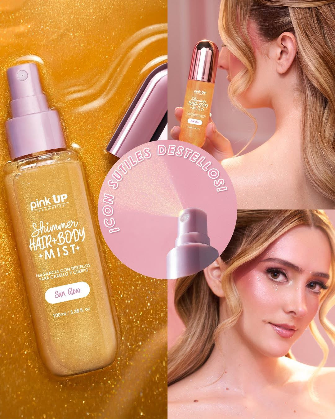 Hair+Body Mist Shimmer Fragancia Corporal Para Cabello Y Cuerpo Aqua Breeze 100ml