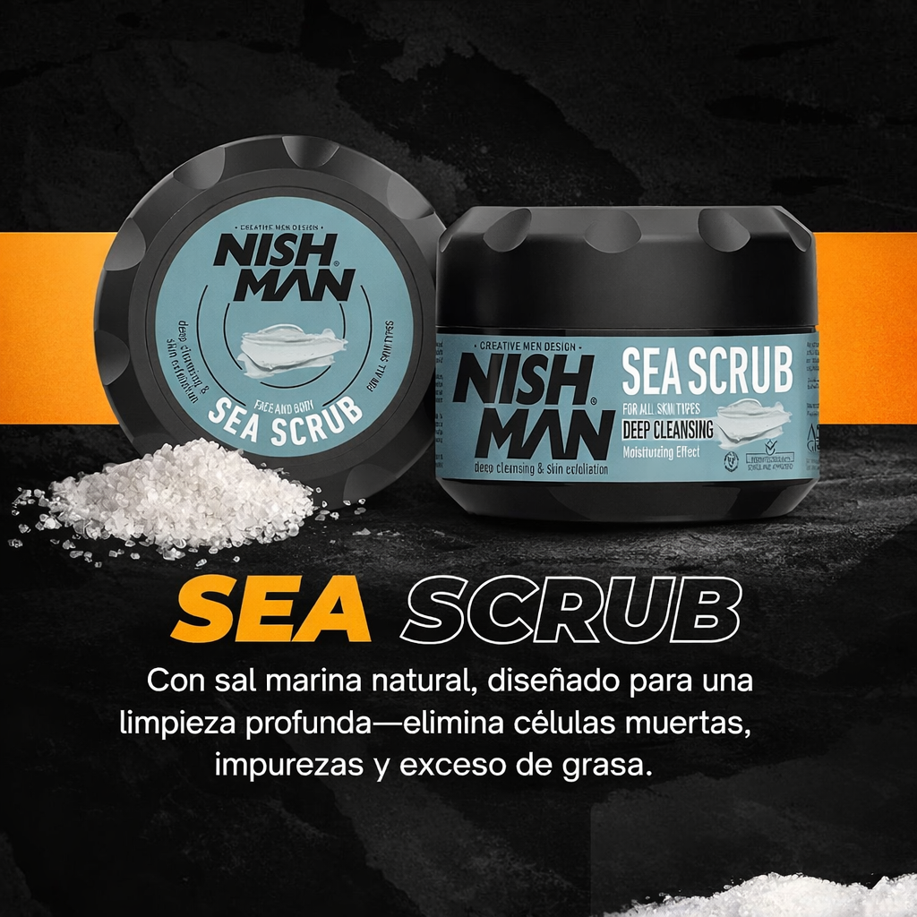 Exfoliante Facial De Sal Marina Sea Scrub 300ml