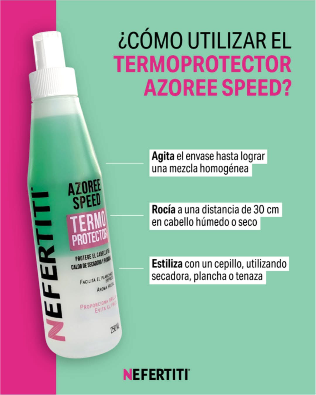 Azoree Speed Termoprotector Para Cabellos Dañados 250ml