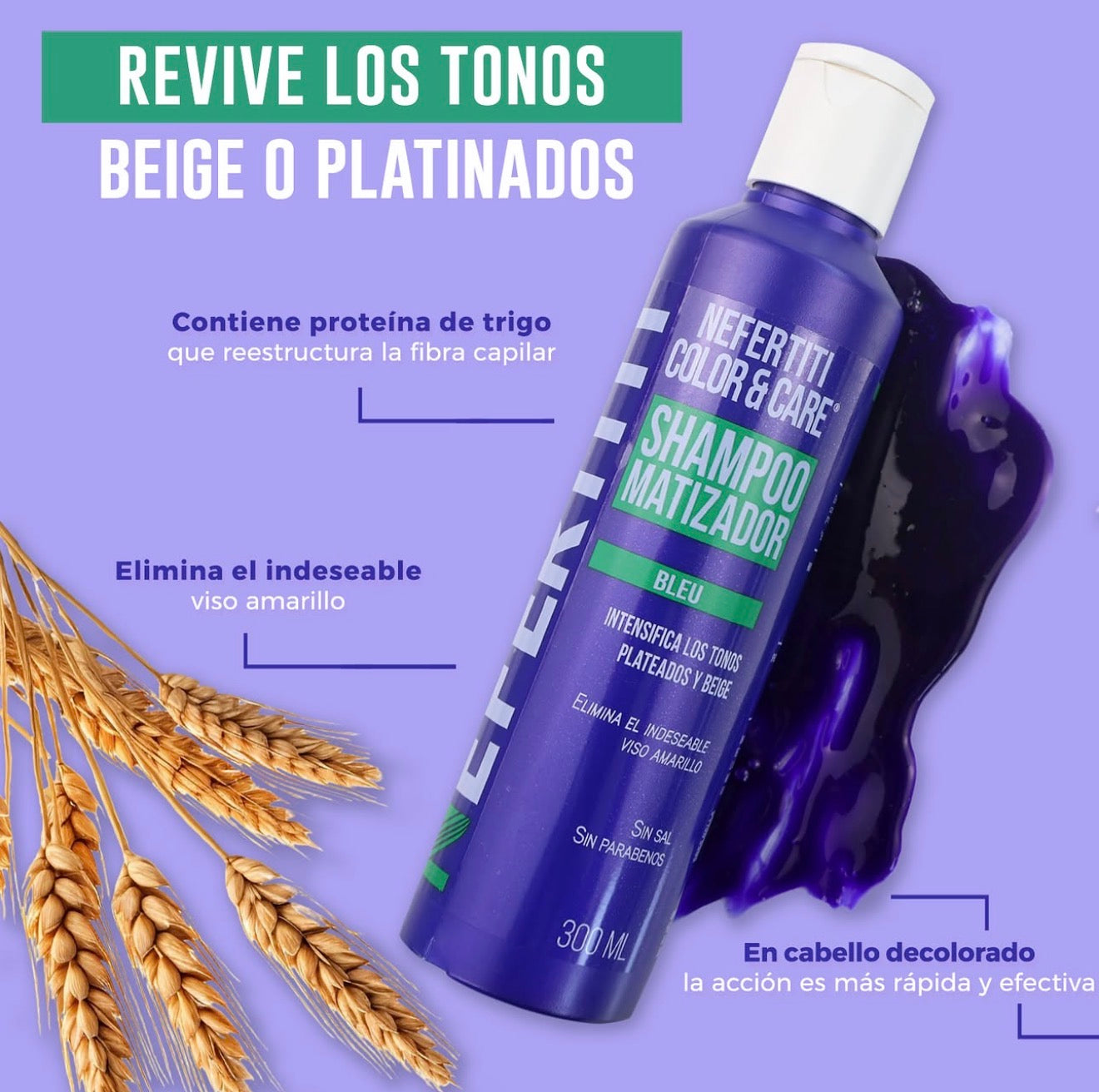 Kit Matizador Color & Care Bleu Para Plateados, Rubios y Beiges