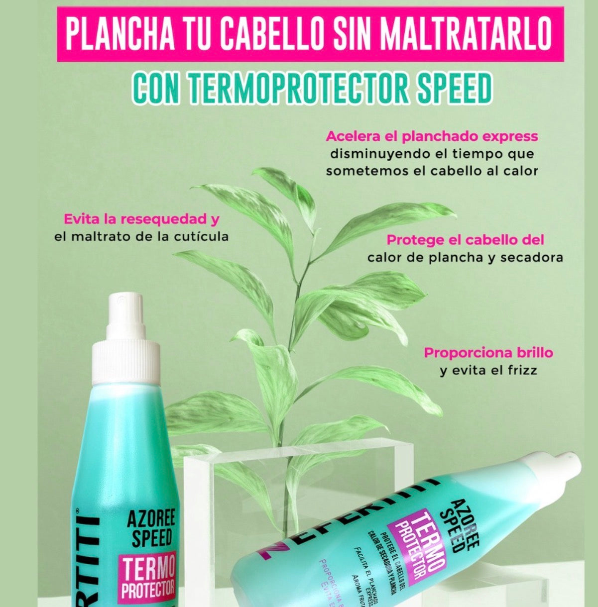 Azoree Speed Termoprotector Para Cabellos Dañados 250ml