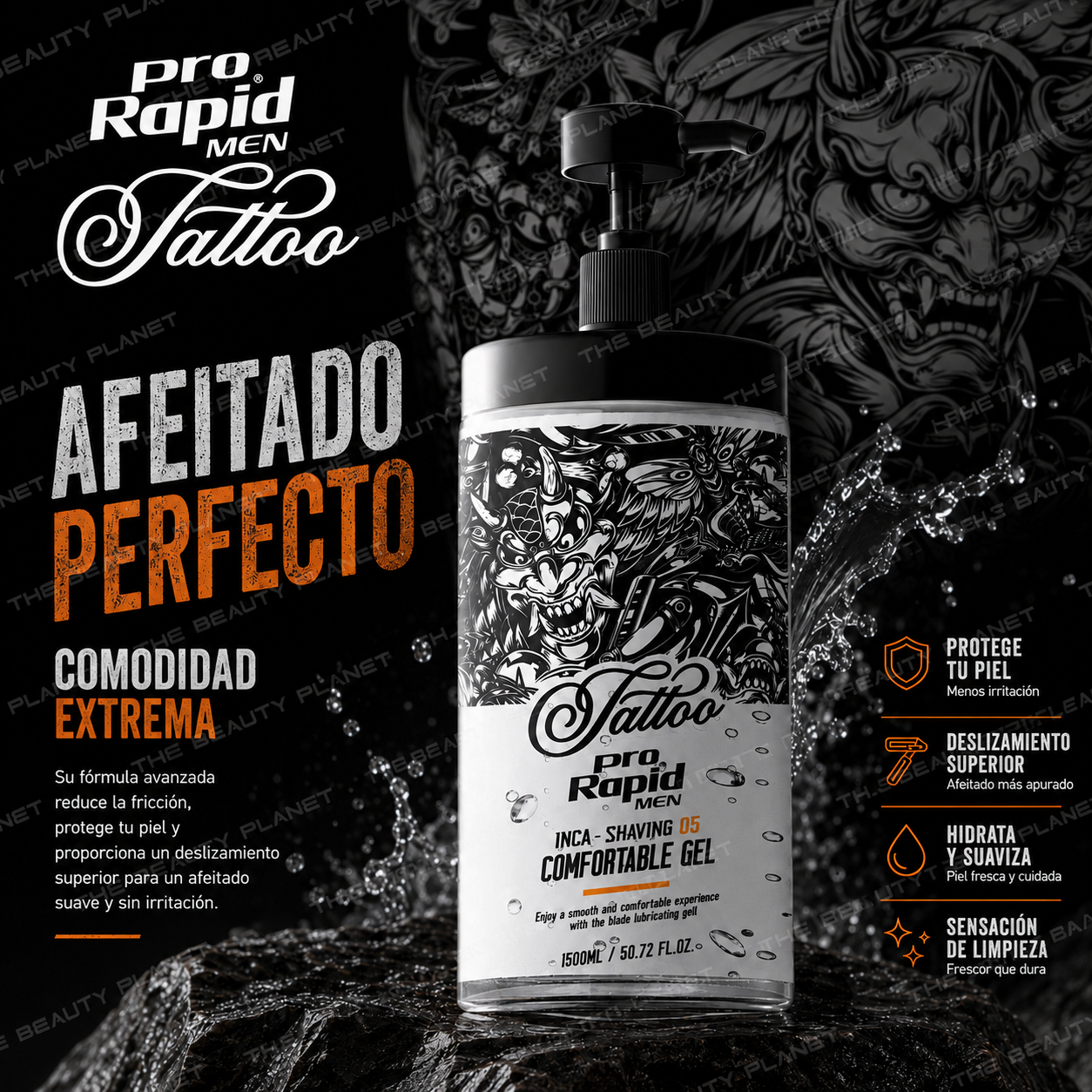 Gel De Afeitado Inca Shaving 05 - Comfortable Gel XL 1500ml