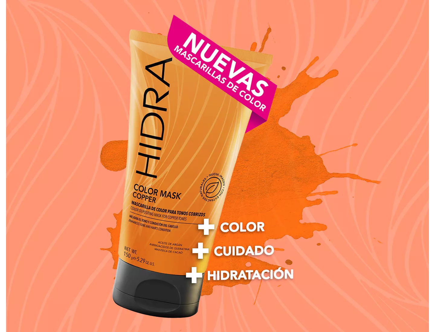 Mascarilla Matizadora de Cobrizos Color Mask Copper 150g