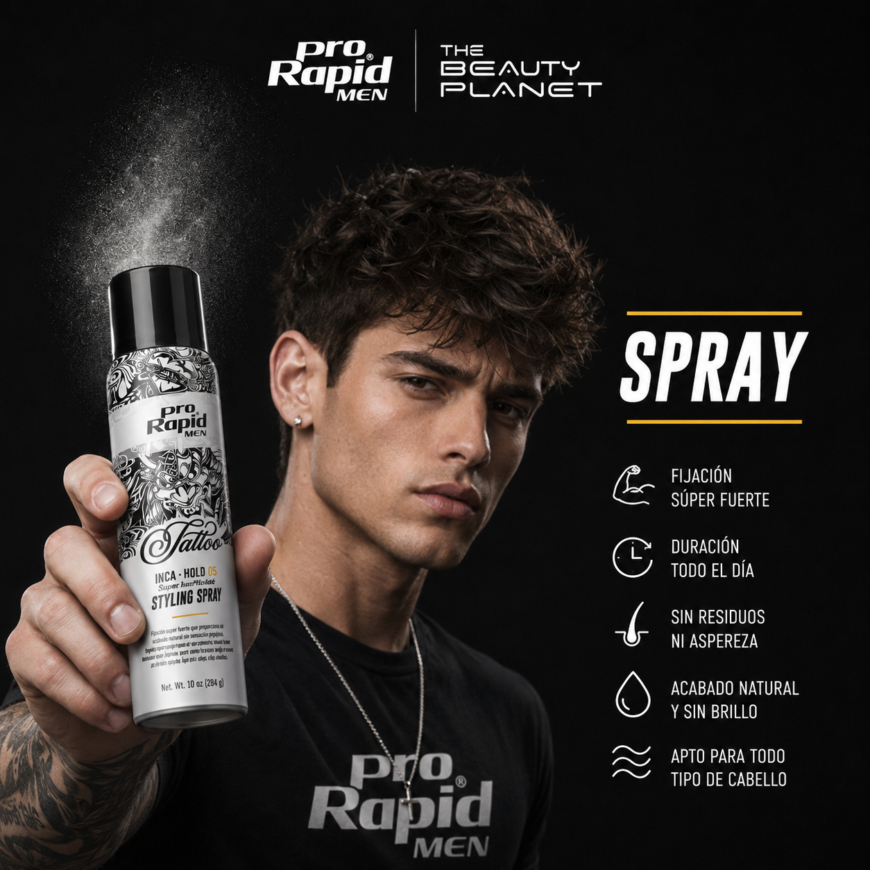 Spray Fijador Ultra Fuerte Inca - Hold 05 Styling Spray 400ml