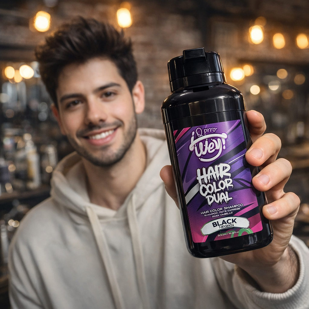 Shampoo Dual Con Tinte Express Cubre Canas 500ml