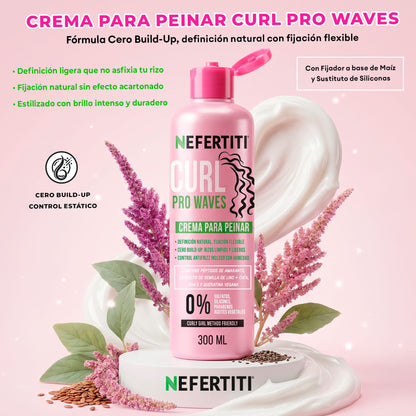 Curl Pro Waves Crema Para Peinar Para Rizos 300ml