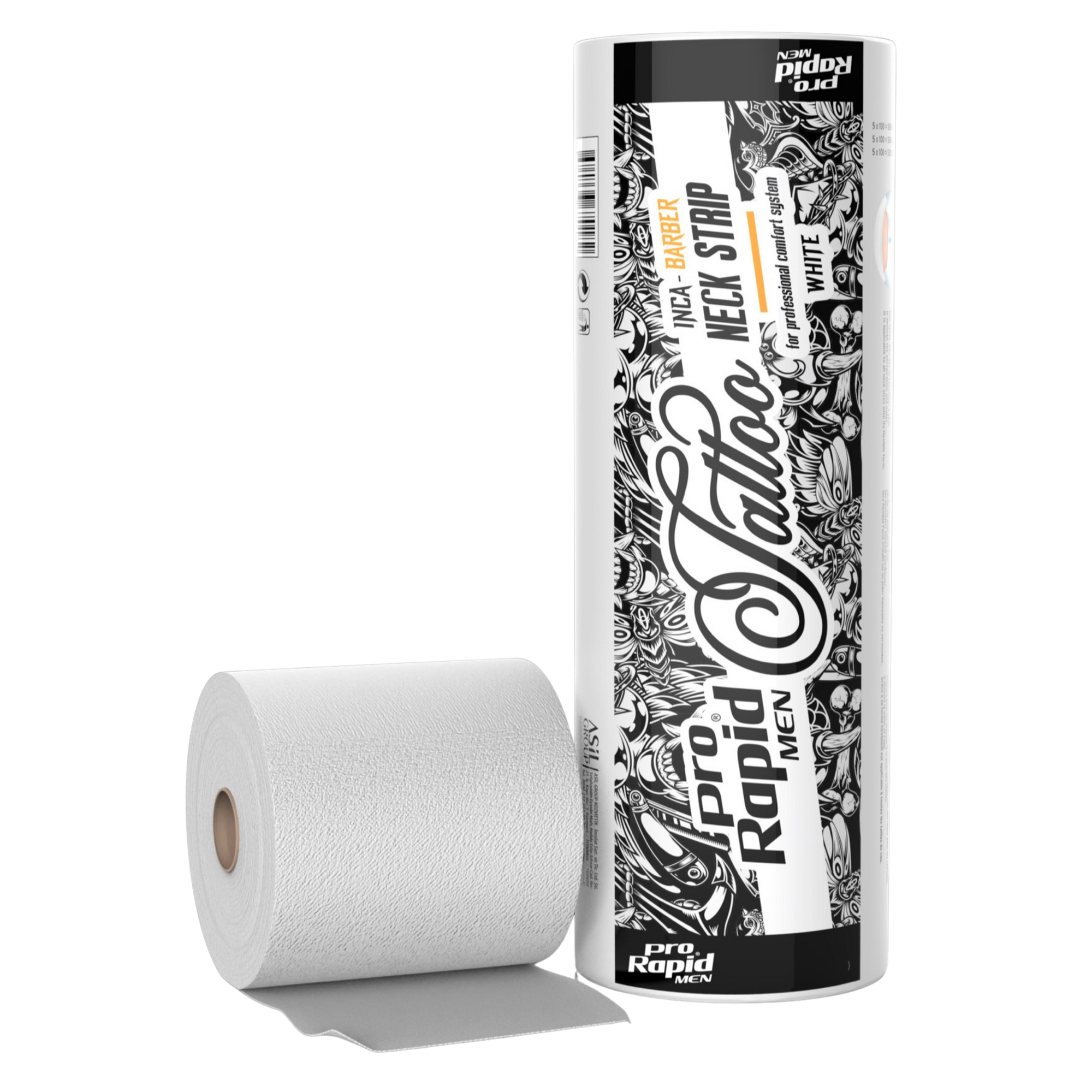 Pack 500 Tiras Paper Neck Strip Blanco (5 Rollos)