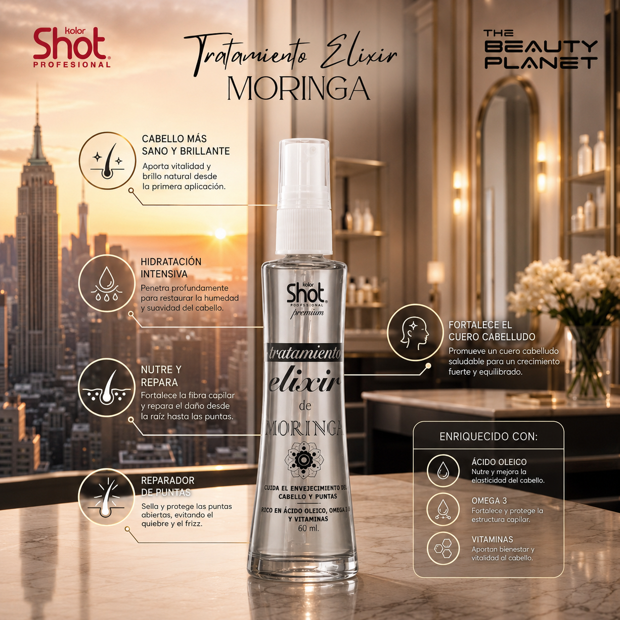 Tratamiento Elixir De Moringa 60ml
