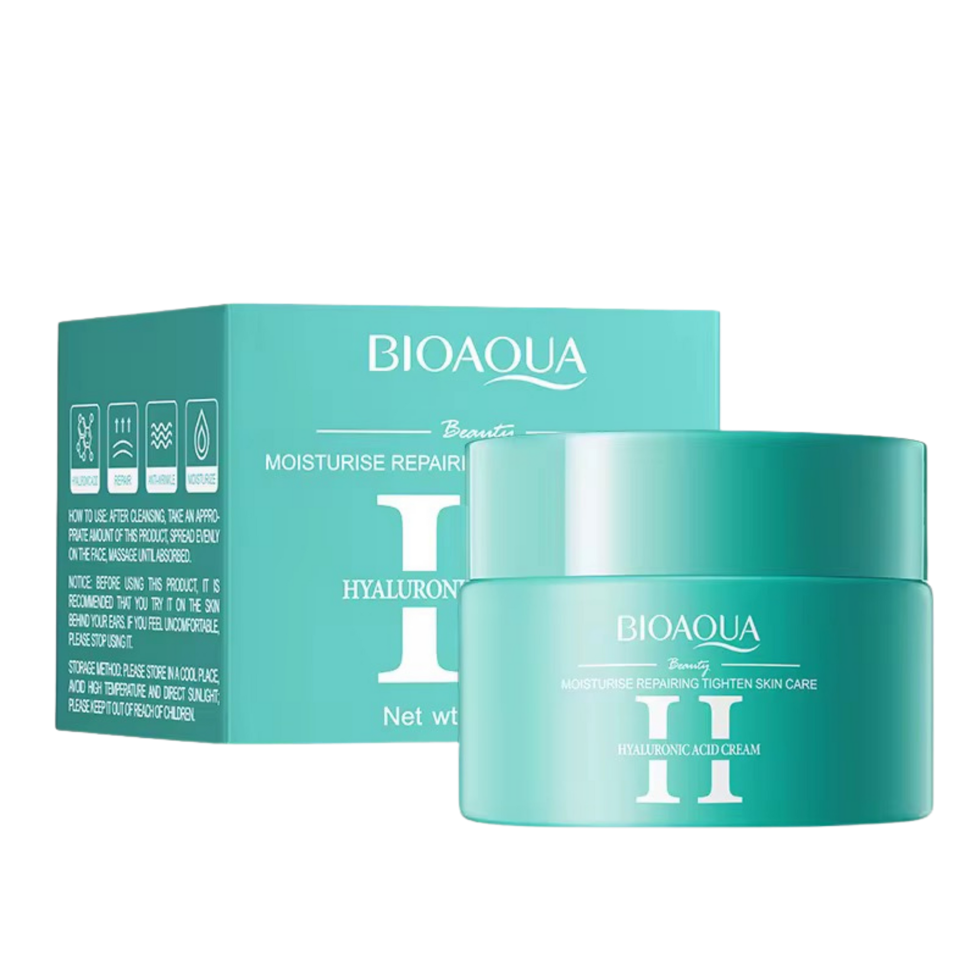 Crema Facial Reparadora Hidratante Con Ácido Hialurónico 60g