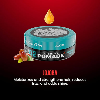 Pomada Premium 02 - POMPADOUR MASTER 150ml Con Jojoba