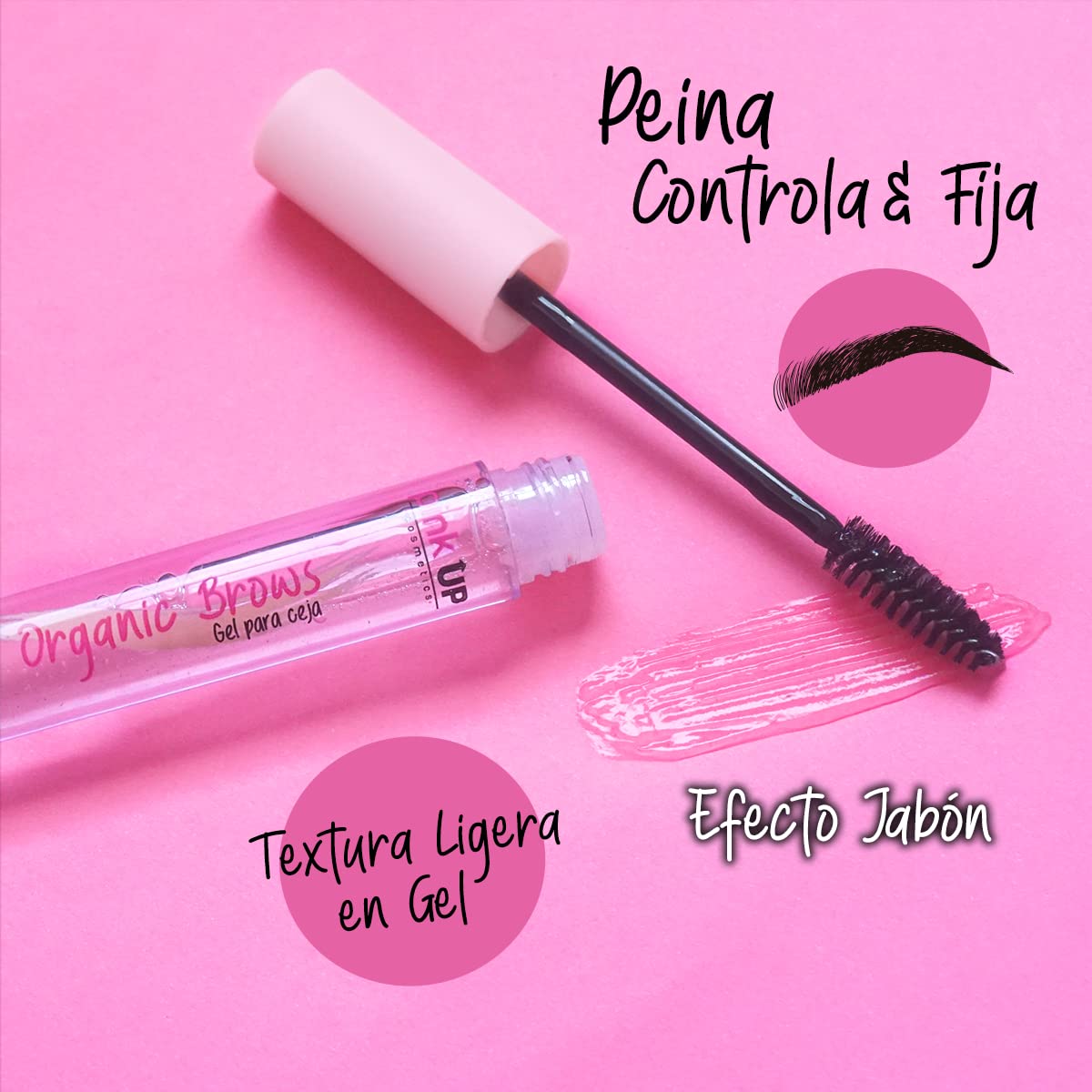 Organic Brows Gel Transparente Para Cejas 6ml