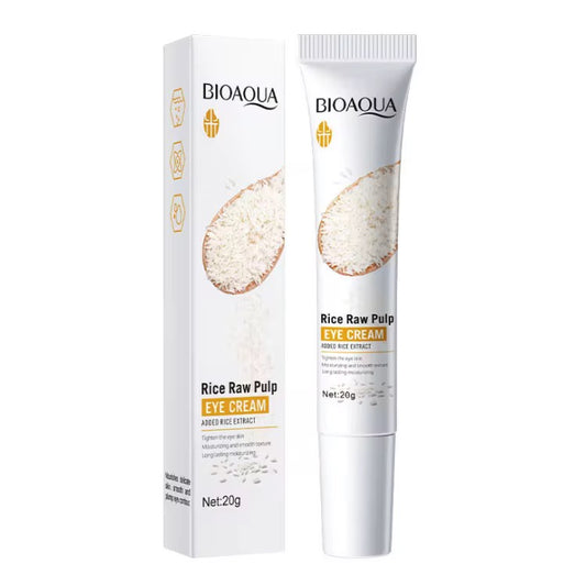 Crema Antiojeras Con Pulpa De Arroz Para Contorno De Ojos