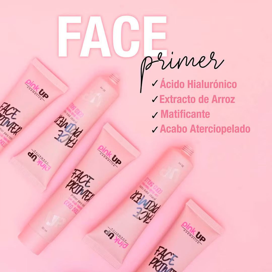 Face Primer Gel Con Ácido Hialurónico Efecto Aterciopelado 30ml