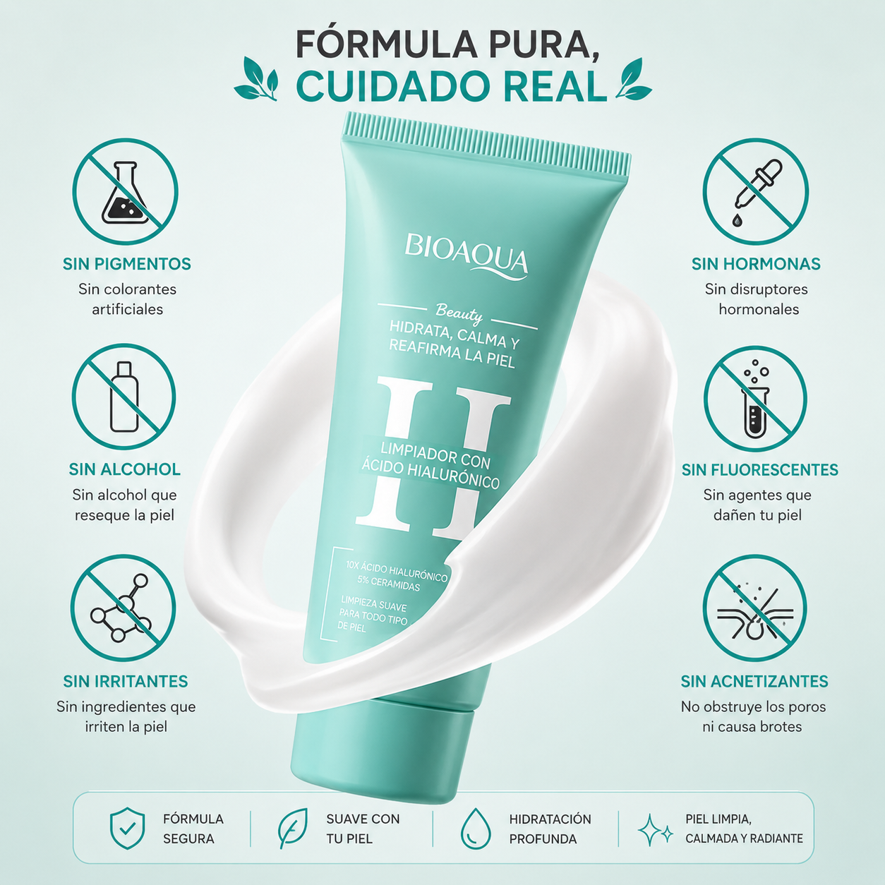 Jabón Limpiador Facial Hyaluronic Acid Cleanser 100ml