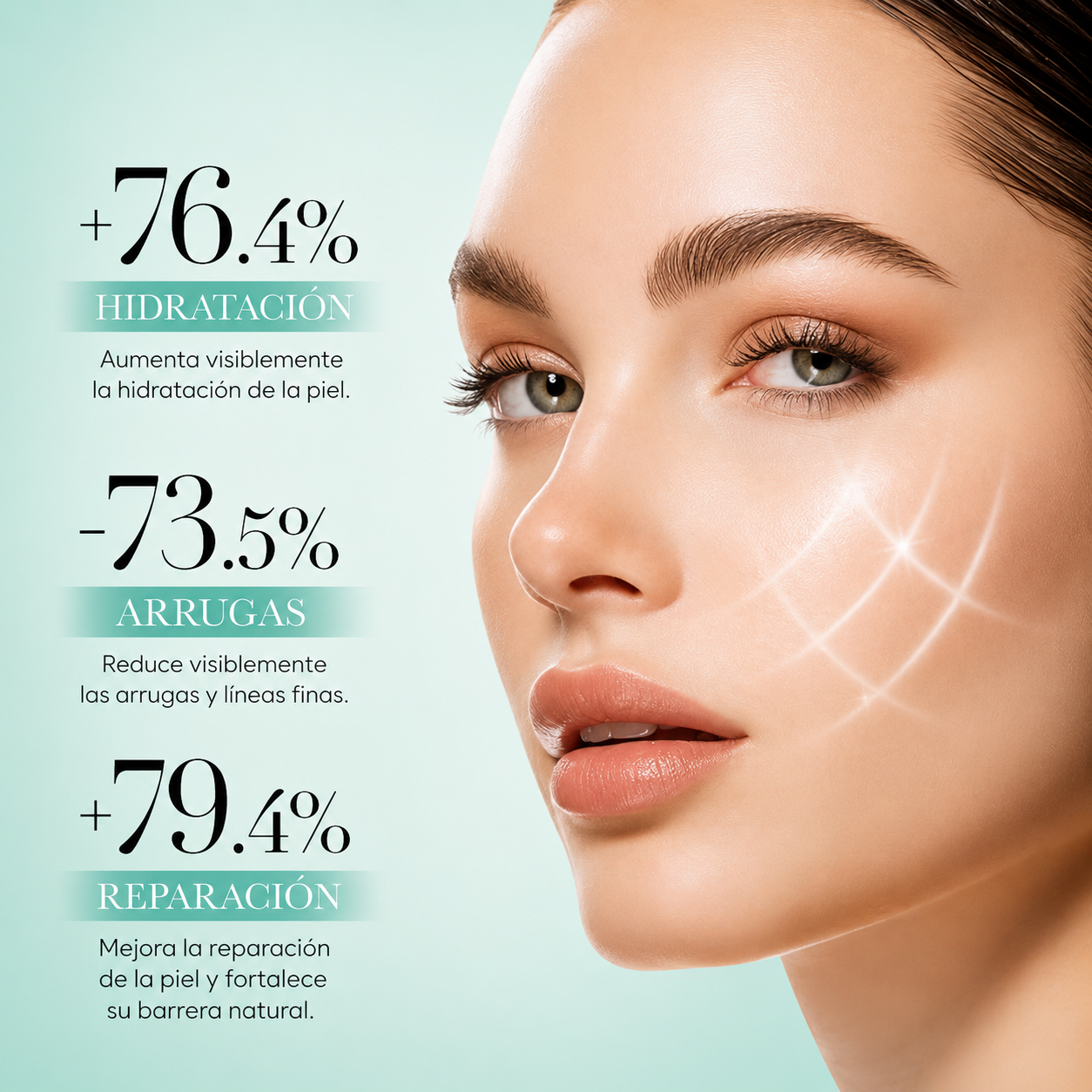 Crema Facial Reparadora Hidratante Con Ácido Hialurónico 60g