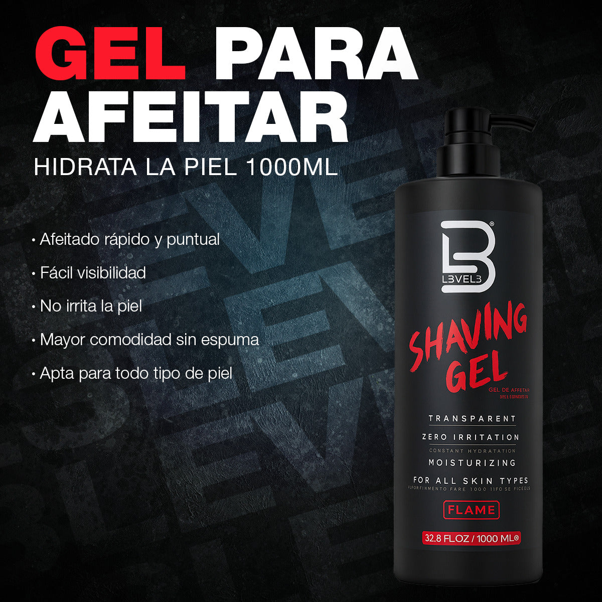 Shaving Gel Profesional Hidratante