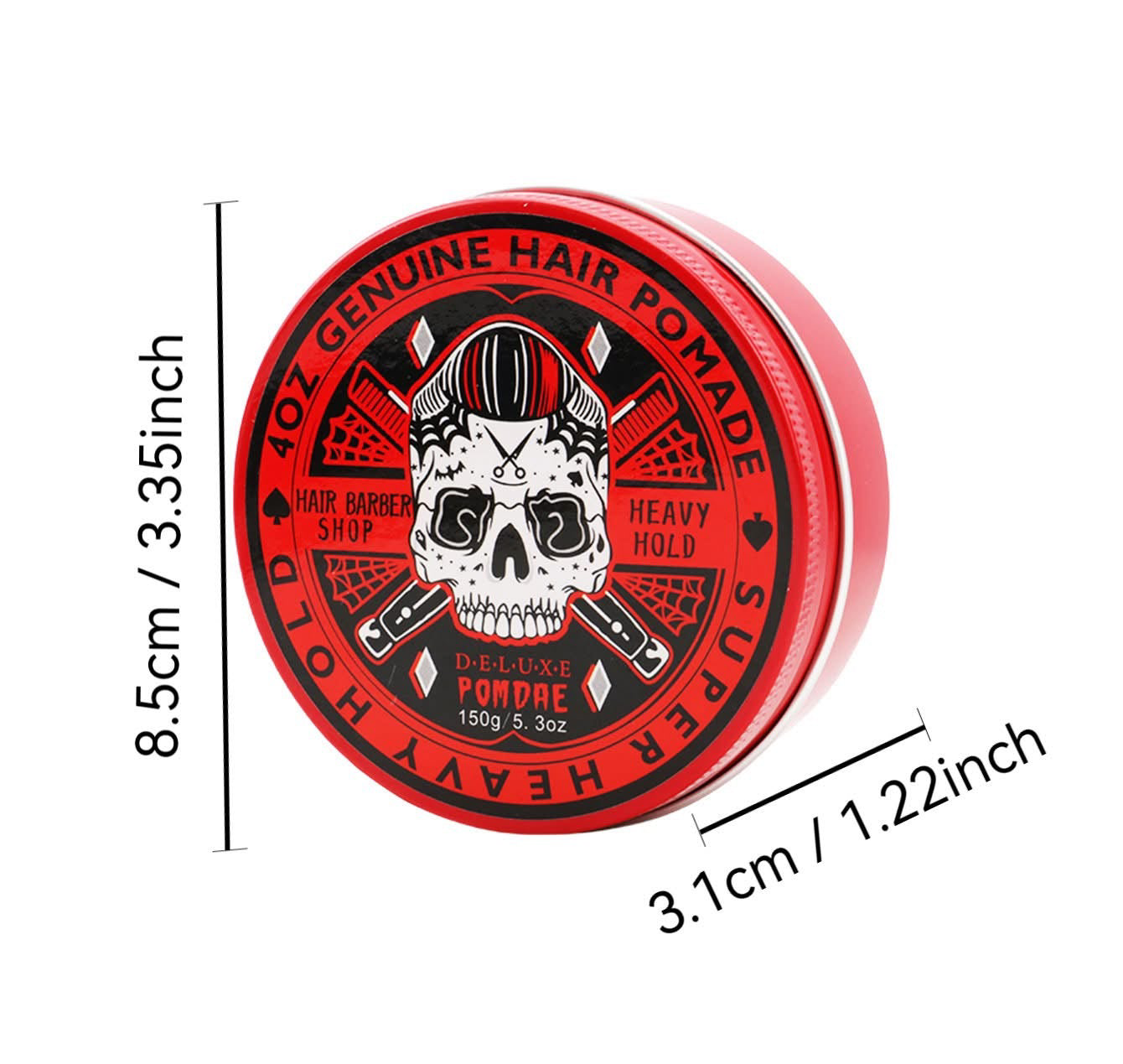 Cera Para Peinar Base Agua Súper Heavy Hold RED