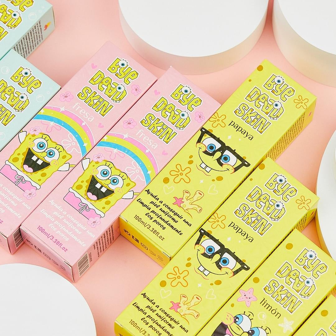 Gel peeling exfoliante facial Sponge Bob