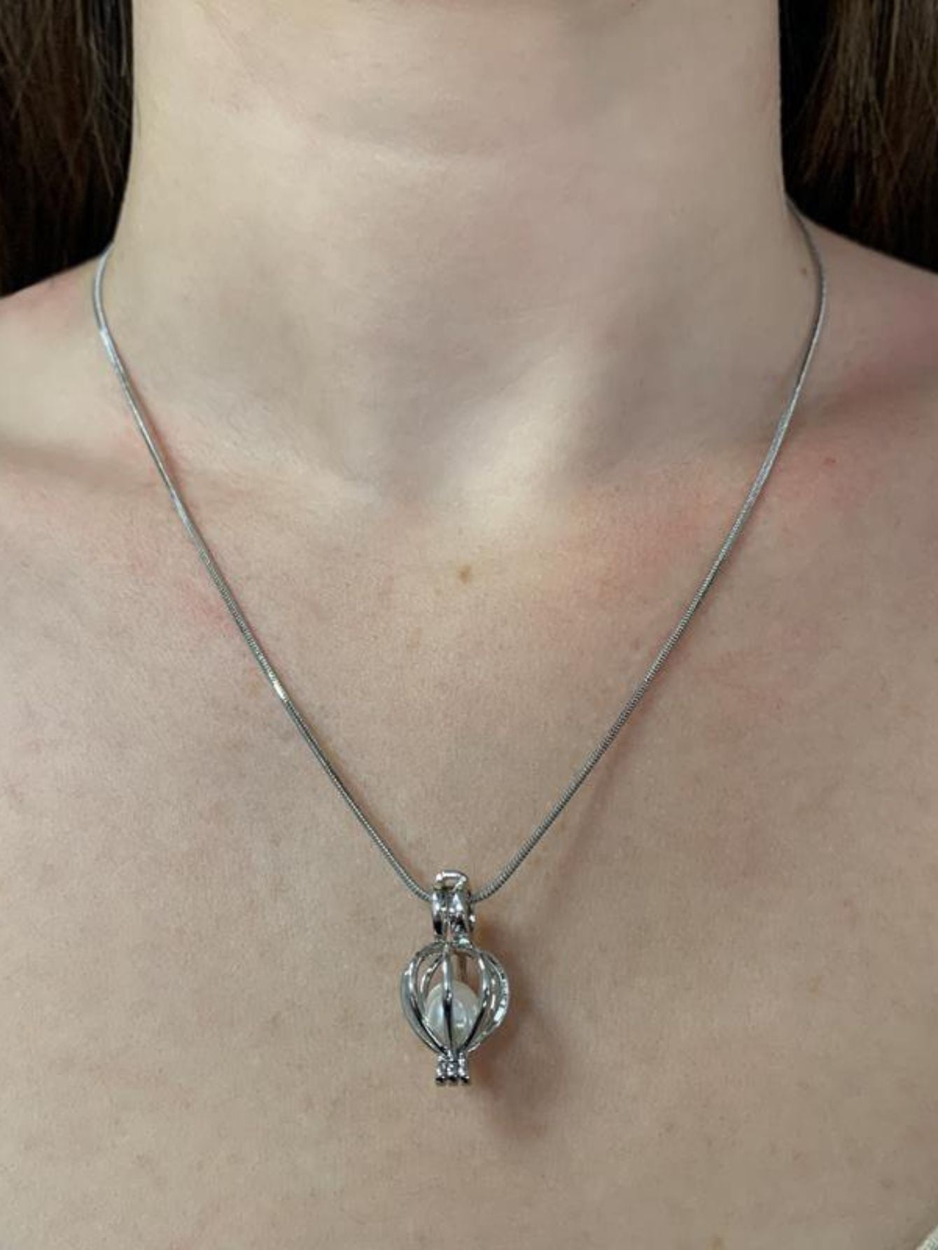 Set de collar de perla cultivada Love Pearl Gift Set