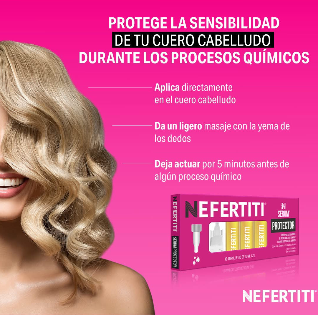 Sérum Protector de Cuero Cabelludo Pre-Procesos Químicos 20ml x 10