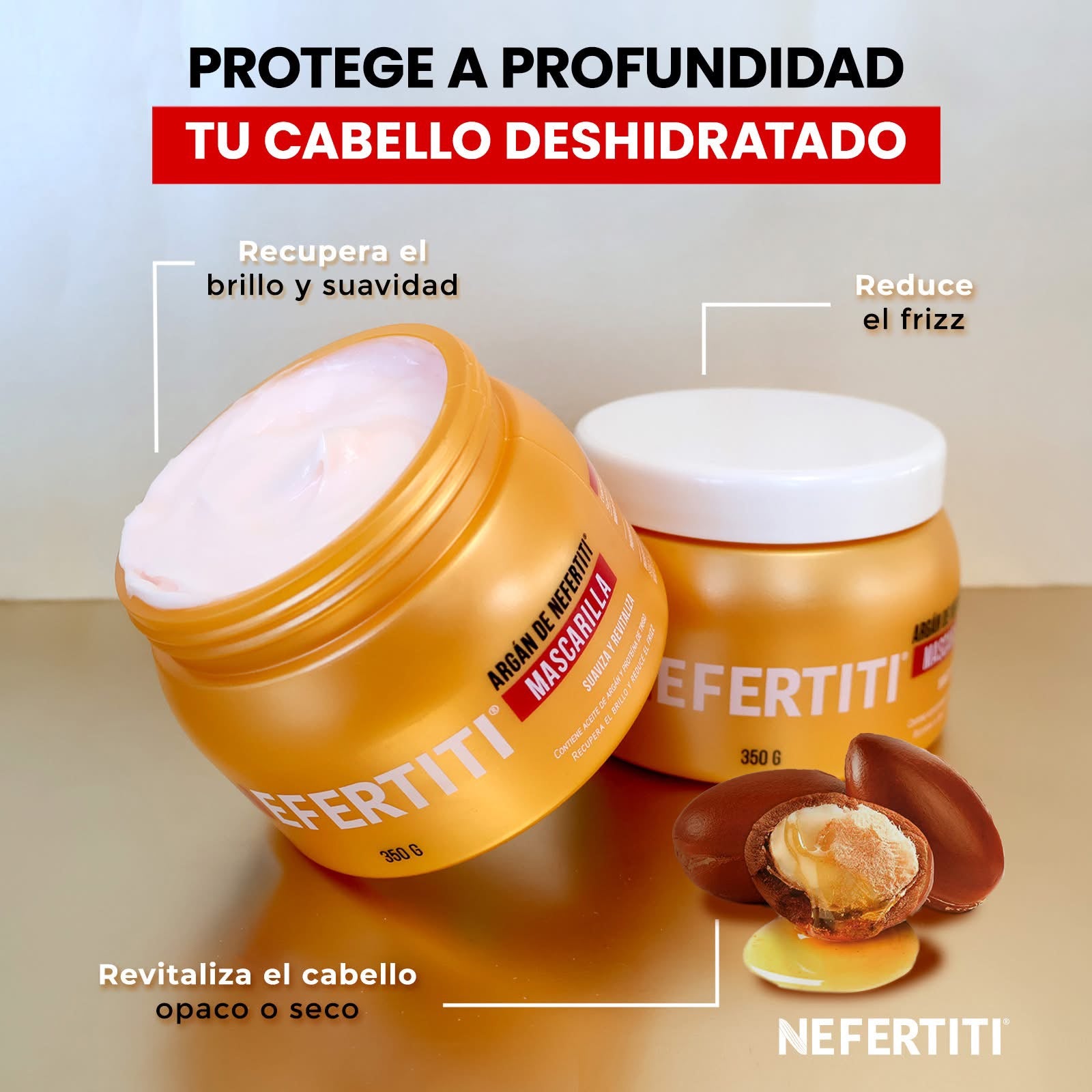 Mascarilla Intensiva Anti Frizz Aceite De Argán 350g