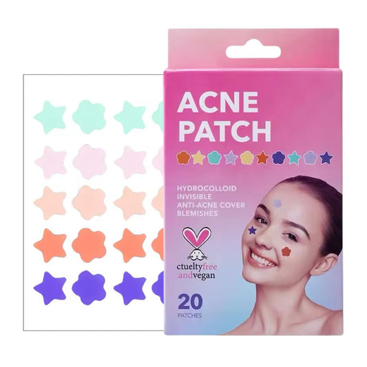 Pack 20 parches anti acné kawaii