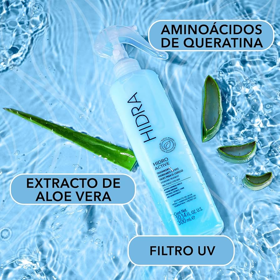 HIDRO ACTIVE Tratamiento Capilar Hidratante En Dos Fases Con Protección UV