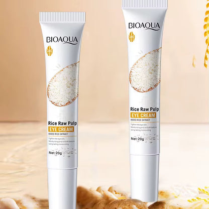 Crema Antiojeras Con Pulpa De Arroz Para Contorno De Ojos