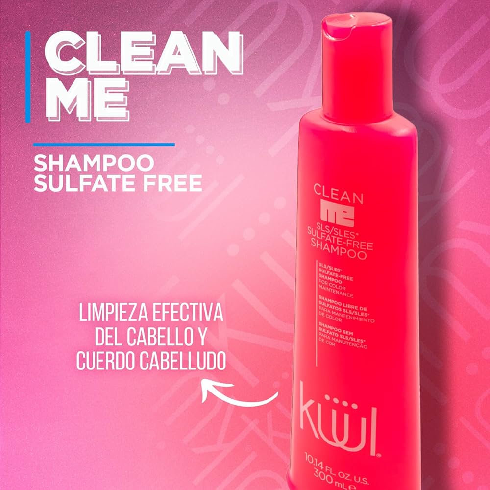 Shampoo Clean Me Sulfate Free Libre De Sales Y Sulfatos 300ml