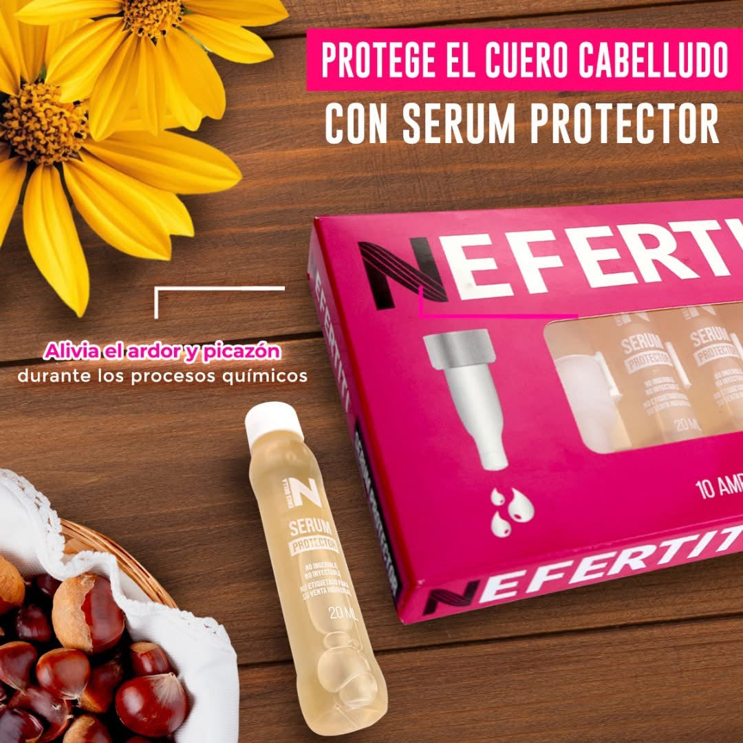 Sérum Protector de Cuero Cabelludo Pre-Procesos Químicos 20ml x 10