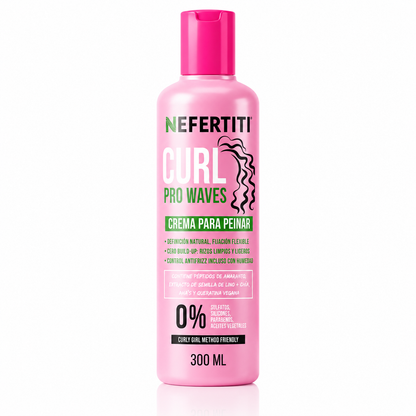 Curl Pro Waves Crema Para Peinar Para Rizos 300ml