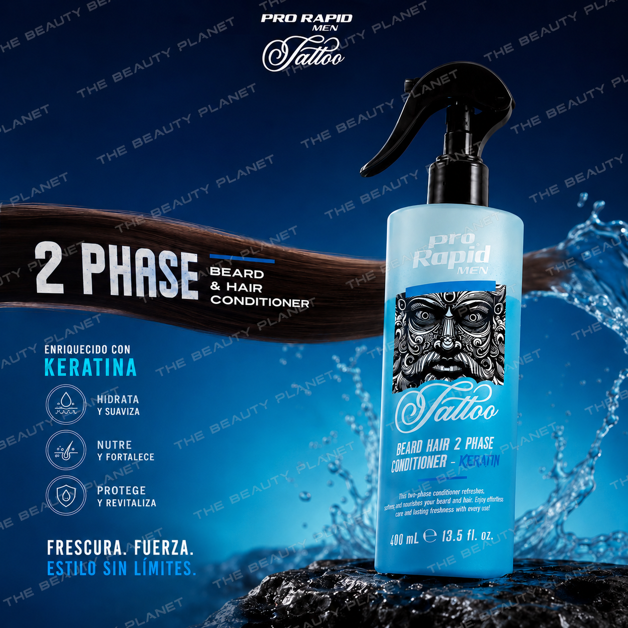Acondicionador Bifásico Beard & Hair 2 Phase Leave In Conditioner - Argán 400ml