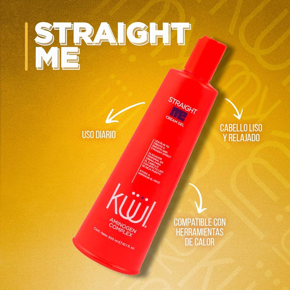 Straight Me Cream Gel Alaciante Temporal Leave In 300ml