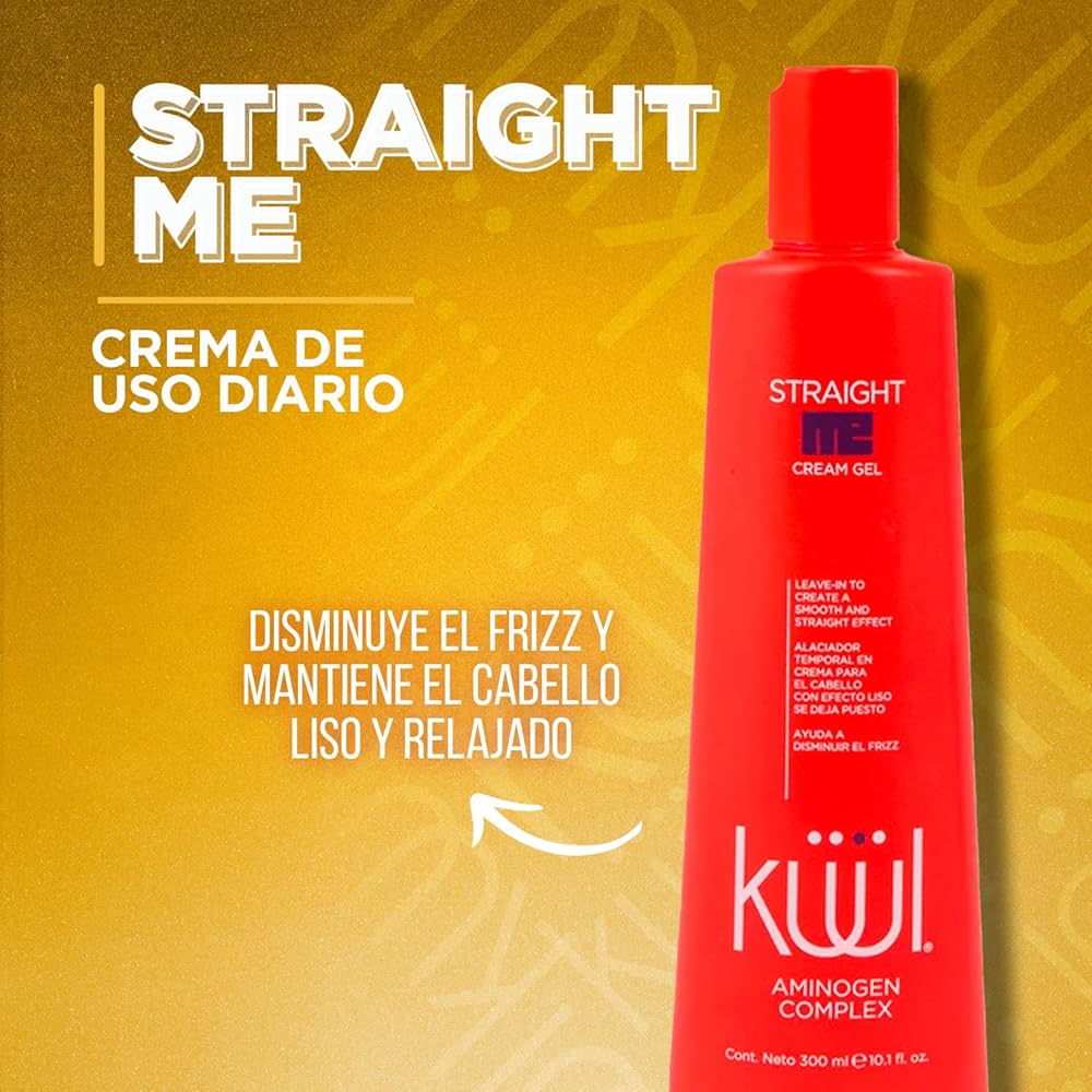 Straight Me Cream Gel Alaciante Temporal Leave In 300ml
