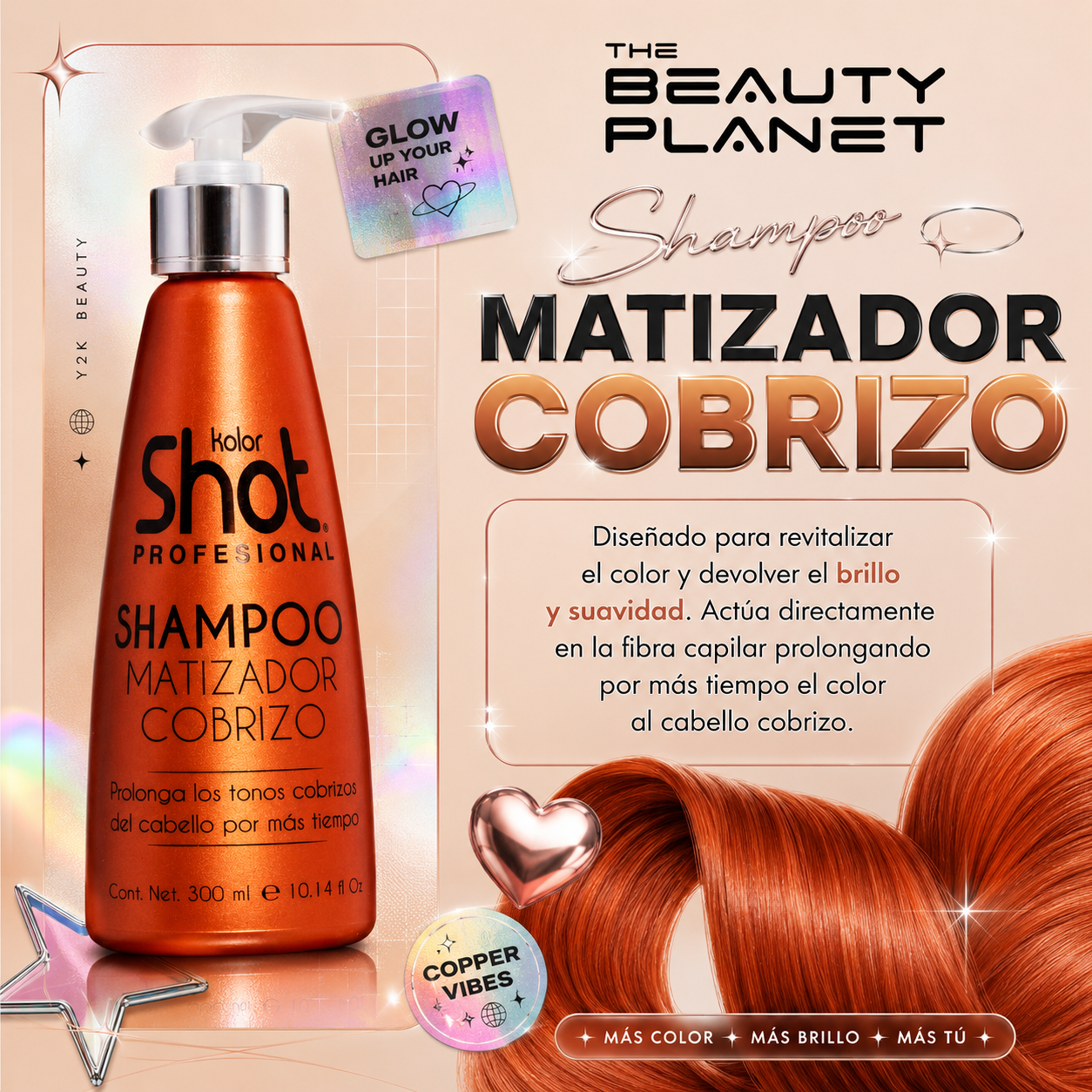 Shampoo Matizador Cobrizo 300ml