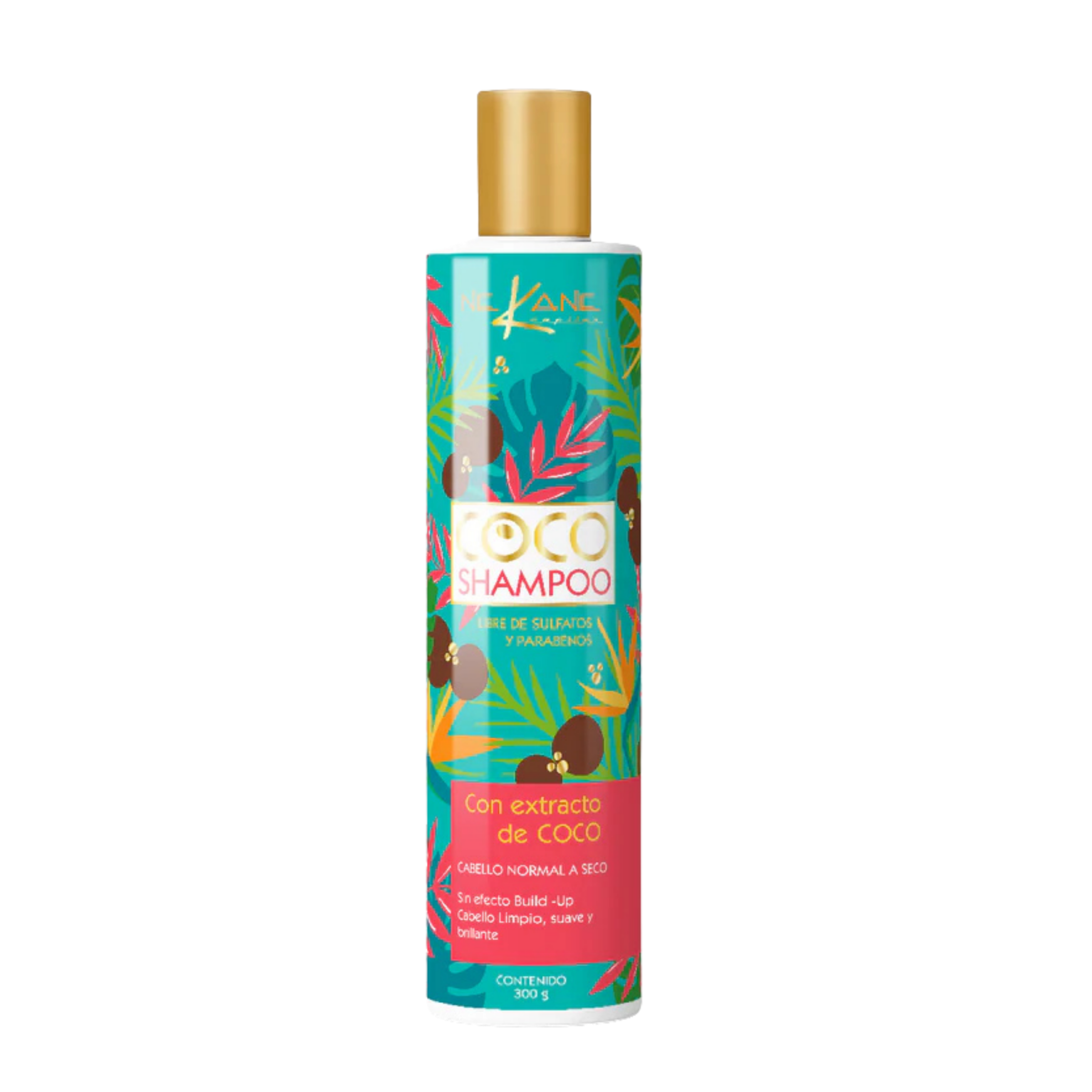 Shampoo Coco Sin Sulfatos Ni Parabenos 300ml