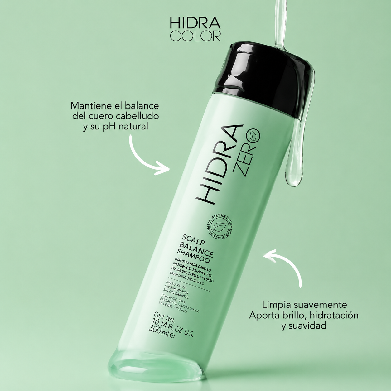 Zero Scalp Balance Shampoo Para Cuero Cabelludo Sensible 300ml