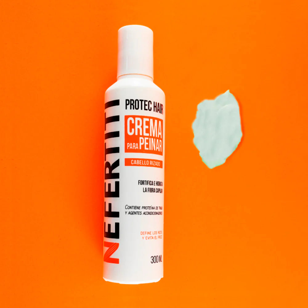Protec Hair Crema Para Peinar Cabello Rizado 300g